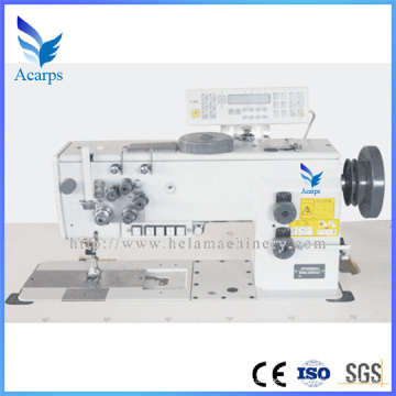 Máquina de costura de ponto fixo com alimentação de composto de agulha dupla (DA767H-2 / DA767H-2-7)
